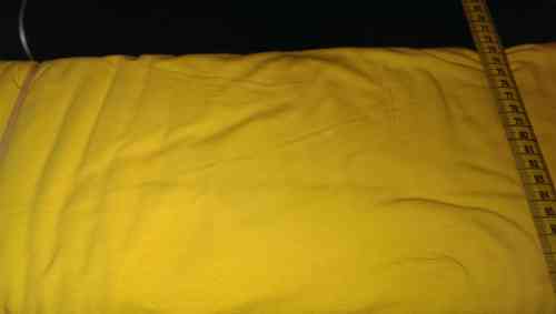 Uni-Baumwoll-Jersey gelb