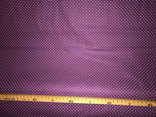 Baumwolle-Druck Petit-Dots violett